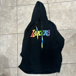 Pride Lakers Black Hoodie with Rainbow with Lakers Logo New Never Worn